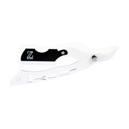 [ZZCOR43849  25679] NAVAJA CORTE RAZOR BURLY WHITE MANGO METAL - BIFULL