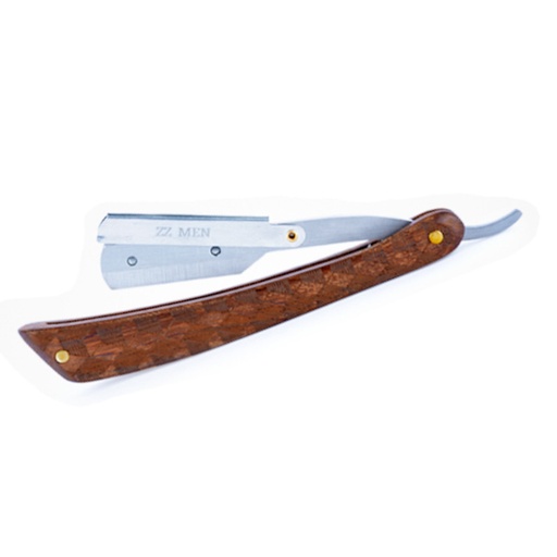 [ZZCOR43842 25672] NAVAJA CORTE ARTISAN GRAPHIC MANGO MADERA MARRÓN  - ZZ MEN