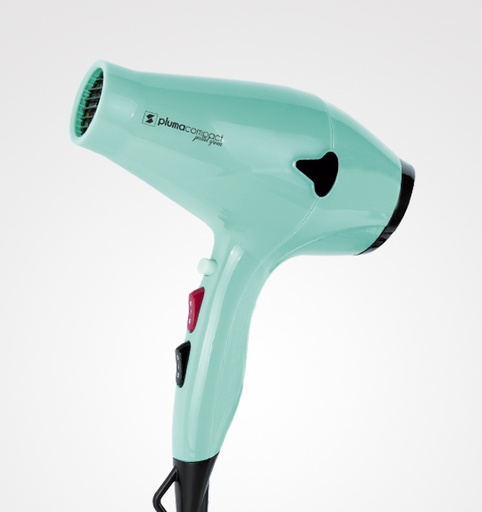 [PBSEC42675] SECADOR PLUMA COMPACT PASTEL GREEN - PERFECT BEAUTY