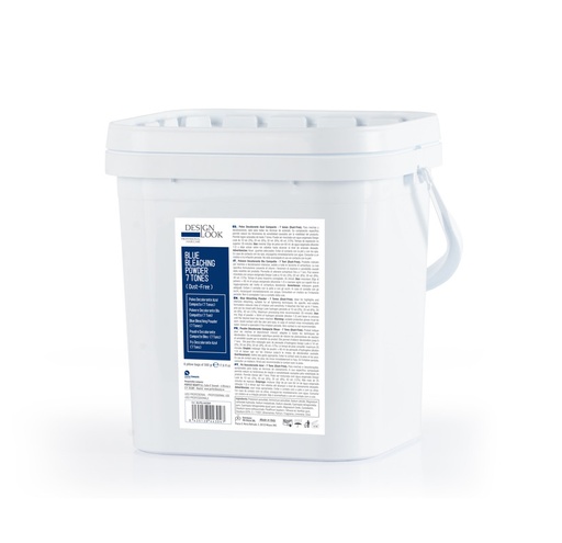 [DLPEL44313  28397] POLVO DECOLORANTE AZUL COMPACTO 7 TONOS (6 BOLSAS * 500GR) - DESIGN LOOK