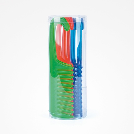 [BFPEI42824 23030] BOTE DE PEINES GANCHO COLORS 12 UNDS (ESPECIAL DUCHA) - BIFULL
