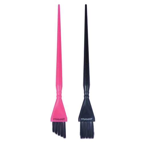 [BFFRA91013 23711] KIT DE BROCHAS DE COLOR PARA BALAYAGE (ROSA Y NEGRA) - FRAMAR