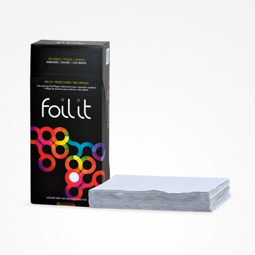 [BFFRA14009] PAPEL ALUMINIO COLORACIÓN 500 LÁMINAS 12.7*30.5CM - FRAMAR