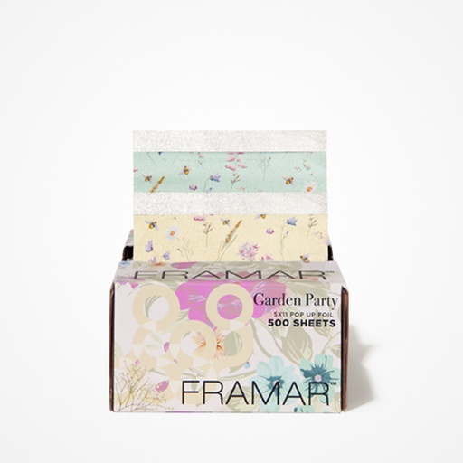 [BFFRA13036 37616] PAPEL DE ALUMINIO PARA COLORACIÓN DEL CABELLO GARDEN PARTY - FRAMAR