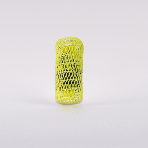 [BFFOR42325 16115] PACK 6UDS RULOS MALLA CON CEPILLO NYLON 32MM AMARILLO - BIFULL