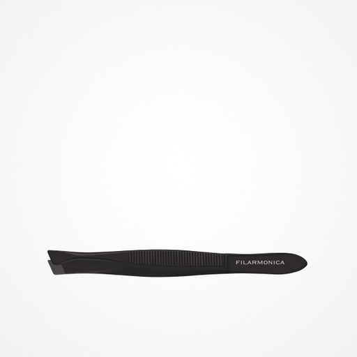 [BFFIL53622  38881] PINZA DEPILAR SESGADA NEGRA 8CM. - FILARMÓNICA