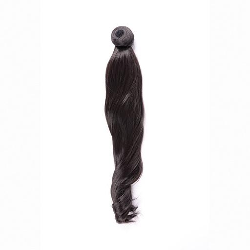 [BFEXT40367 8550] COLETA RIZADA 50CM MOD 2 MORENO - BIFULL