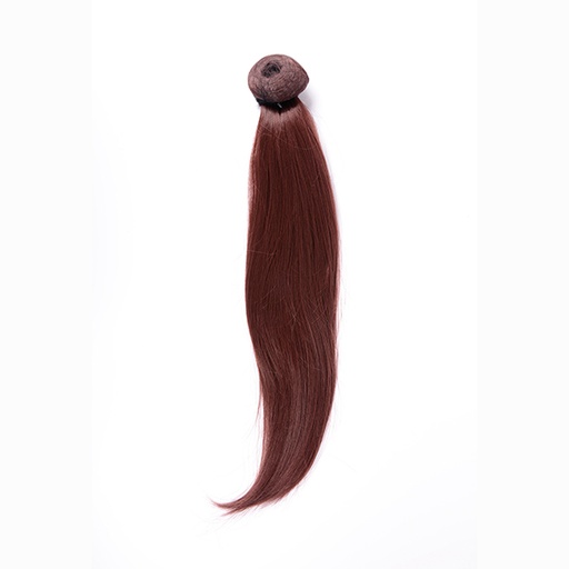 [BFEXT40361 8544] COLETA LISA 50CM MOD 33 CASTAÑO CLARO COBRE - BIFULL