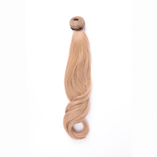 [BFEXT40263 8488] COLETA RIZADA 50CM MOD 24B RUBIO CLARISIMO CENIZA - BIFULL