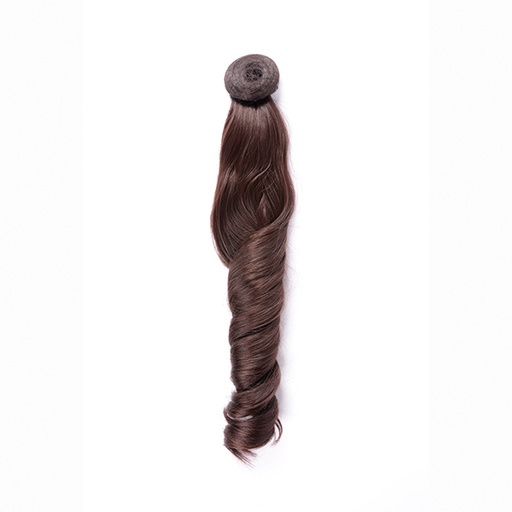 [BFEXT40260 8485] COLETA RIZADA 50CM MOD 6 CASTAÑO CLARO - BIFULL