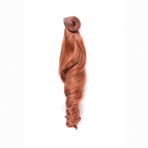 [BFEXT40259 8484] COLETA RIZADA 50CM MOD 30 RUBIO CLARO DORADO COBRIZO - BIFULL