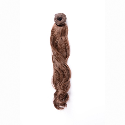 [BFEXT40258 8483] COLETA RIZADA 50CM MOD 8 RUBIO - BIFULL