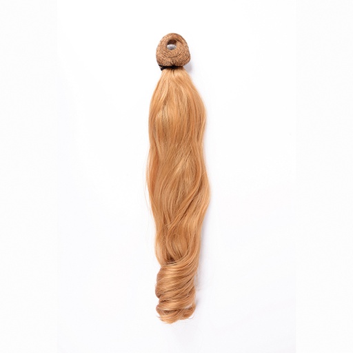 [BFEXT40257 8482] COLETA RIZADA 50CM MOD 27HY RUBIO CLARISIMO DORADO - BIFULL