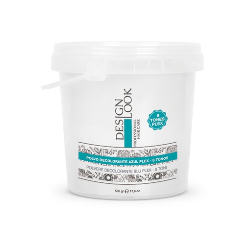[DLPEL43171  22969] POLVO DECOLORANTE AZUL CON PLEX 8 TONOS 500GR - DESIGN LOOK