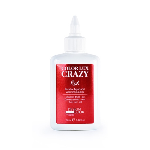 [DLPEL42904  20104] COLOR LUX CRAZY RED 150ML - DESIGN LOOK