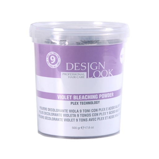 [DLPEL01620  33596] POLVO DECOLORANTE VIOLETA CON PLEX 9 TONOS 500GR - DESIGN LOOK