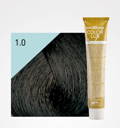 [DLPEL01500] TINTE COLOR LUX 1.0 NEGRO 100ML - DESIGN LOOK