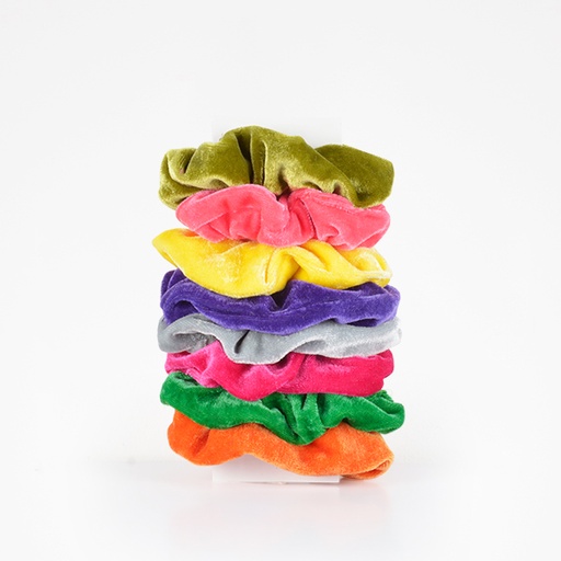 [BFUTI44220 30908] PACK 8UD COLETEROS COLORES HAIRBAND VELVET 02 COLORS - BIFULL
