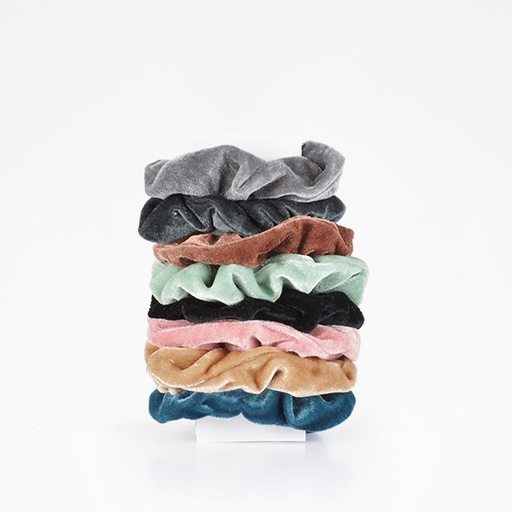 [BFUTI44219 30909] PACK 8UD COLETEROS COLORES HAIRBAND VELVET 01 COLORS - BIFULL