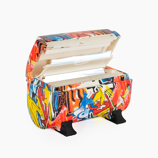 [BFUTI44197 31833] CORTADOR PAPEL DE ALUMINIO ESTUCHE GRAFFITI - BIFULL