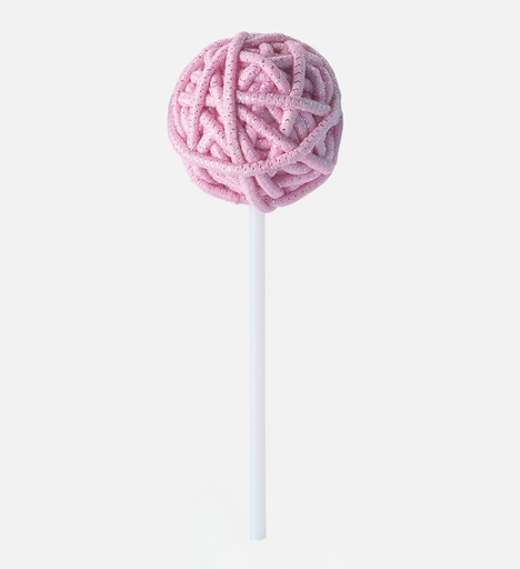 [BFUTI44182 28384] PIRULETA LOLLIPOP ROUND COLOR PINK SILVER - BIFULL
