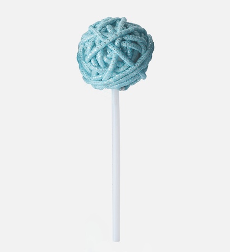 [BFUTI44181 28382] PIRULETA LOLLIPOP ROUND COLOR BLUE SILVER - BIFULL