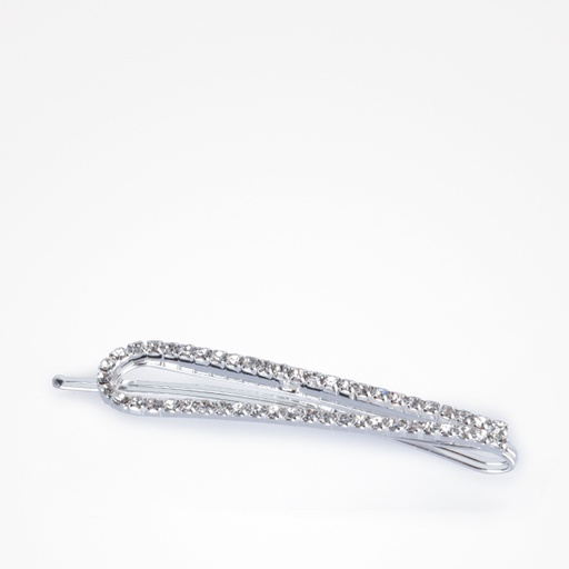 [BFUTI44059 27285] PACK 2UD HORQUILLAS DECORADAS DIAMONDS DROP SILVER - BIFULL
