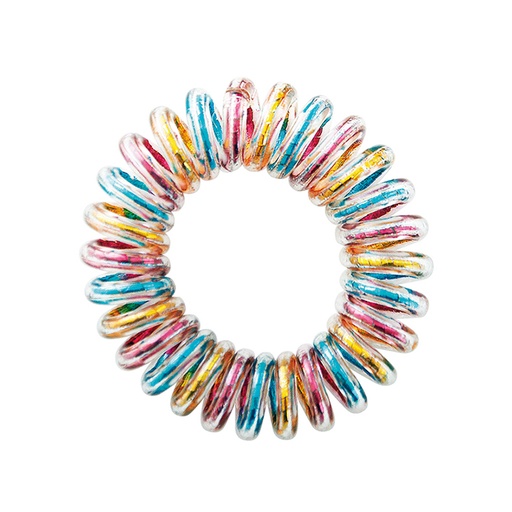 [BFUTI42991 21724] PACK 3UD BOBBLES HAIR BAND DOBLE COLOR ARCOIRIS - BIFULL