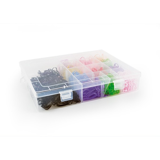 [BFUTI42609 17411] CAJA GOMAS ELASTICAS COLORES GRANDE LASTIS - BIFULL