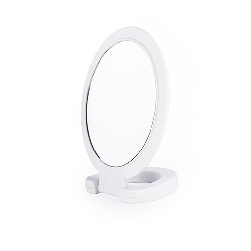 [BFUTI42501 16792] ESPEJO CLAM BLANCO 12.3CM SOPORTE MULTIFUNCIONAL - BIFULL