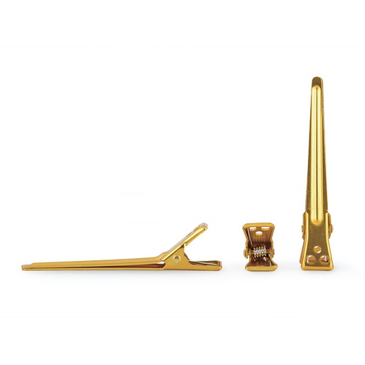 [BFUTI42320 17541] PACK 10UD PINZA CURVADA METALICA PEQUEÑA 6.8CM - BIFULL