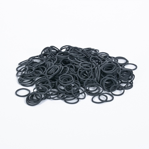 [BFUTI42307 15749] PACK 300UD GOMAS ELASTICAS NEGRAS 15MM - BIFULL