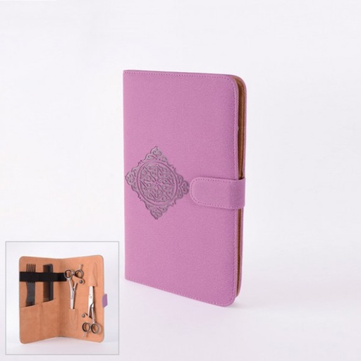 [BFUTI40777 12133] ESTUCHE TIJERAS TRIBAL ROSA - BIFULL