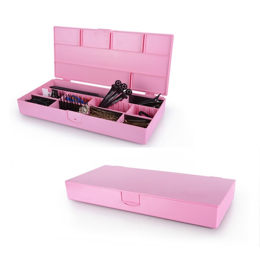 [BFUTI36540 12136] CAJA UTILLAJE IMANTADA PELUQUERIA BOX TOOLING PINK - BIFULL