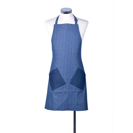 [BFTEX43051 22767] DELANTAL NOKA NAVI AZUL POLYESTER 63x82CM - BIFULL