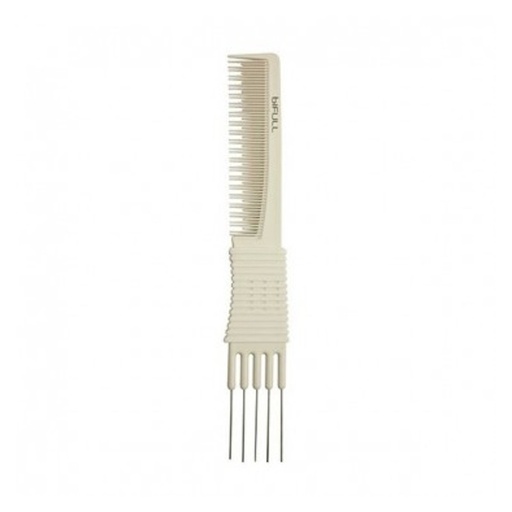 [BFPEI49931 8998] PEINE AHUECADOR 5 PUAS METAL BLANCO - BIFULL
