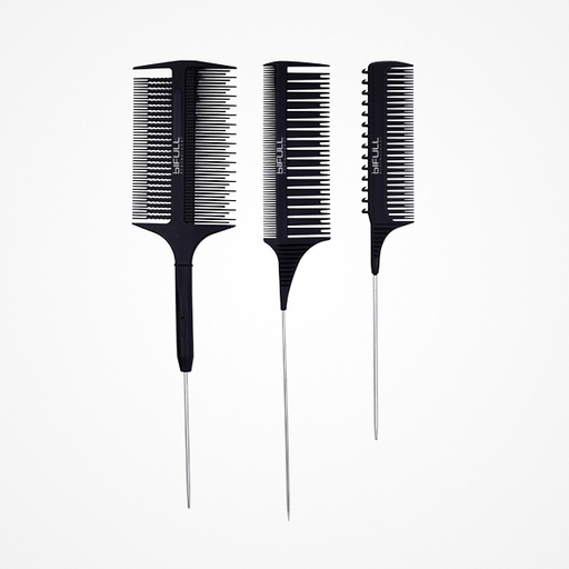 [BFPEI45180 37588] PACK 3 PEINES ESPECIALES MECHAS NEGROS BABYLIGHT TRIO COMB - BIFULL