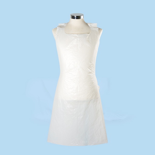 [BFDES64138 28637] PACK 100UD DELANTAL BLANCO DESECHABLE 84x110CM - BIFULL