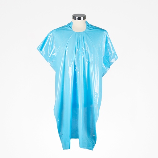 [BFDES44376 28829] PACK 25UD KIMONO PONCHO POLIETILENO AZUL TALLA M - BIFULL