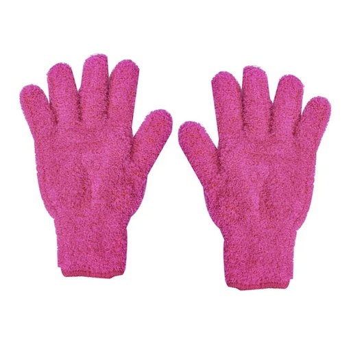 [BFCOL45098 36607] GUANTES DECOLORACIÓN MICROFIBRA ROSAS - BIFULL