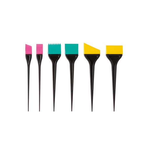 [BFCOL40775  12101] SET PALETINAS SILICONA COLORS 6UD - BIFULL