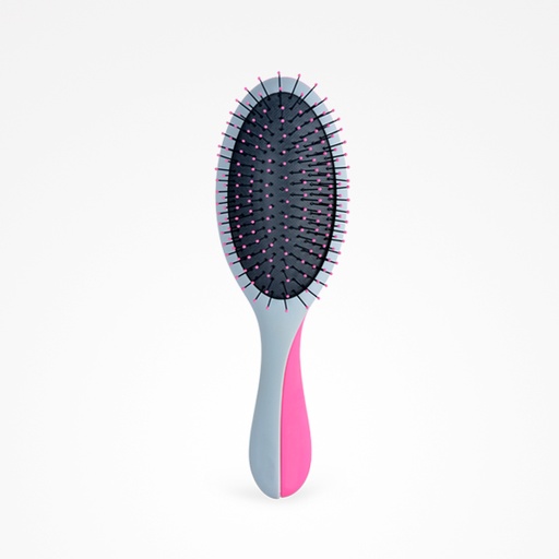 [BFCEP43664 25668] CEPILLO Y ESPEJO MAGNÉTICO DUO GRIS-ROSA - BIFULL