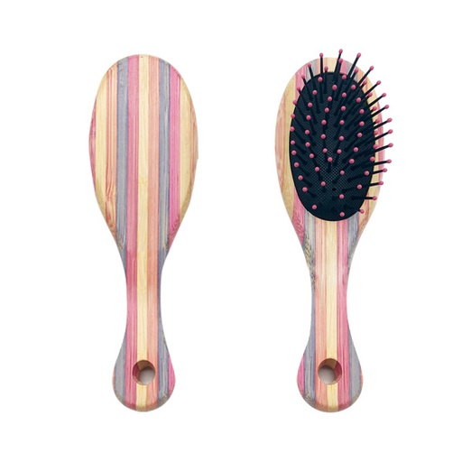 [BFCEP43120 22916] CEPILLO MINI STRIPED BAMBOO PUAS PLASTICO - BIFULL