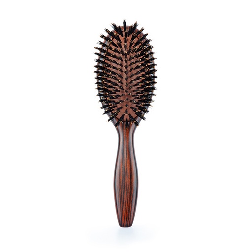[BFCEP42938 21182] CEPILLO MADERA DE EBANO OVALADO CERDAS 100% JABALI EBONY MEDIUM - BIFULL