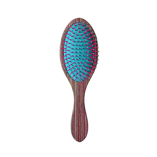 [BFCEP42743 18673] CEPILLO STRIPED WOOD PURPLE OVALADO - BIFULL