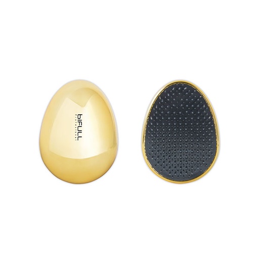 [BFCEP42218 15658] CEPILLO DESENREDANTE MINI CROMADO DETANGLER HAIR EGG DORADO - BIFULL
