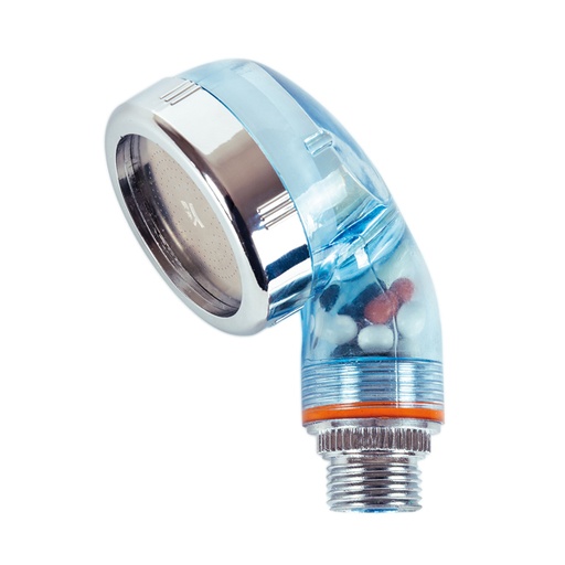 [BFACC42885] CABEZAL DE DUCHA IÓNICO AZUL TRANSPARENTE - BIFULL