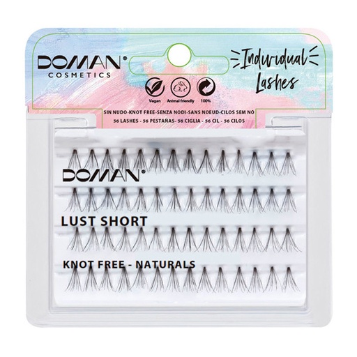 [XP1649143] PESTAÑAS INDIVIDUALES SIN NUDO LUST SHORT - DOMAN