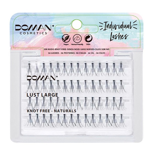 [XP1649167] PESTAÑAS INDIVIDUALES SIN NUDO LUST LARGE - DOMAN